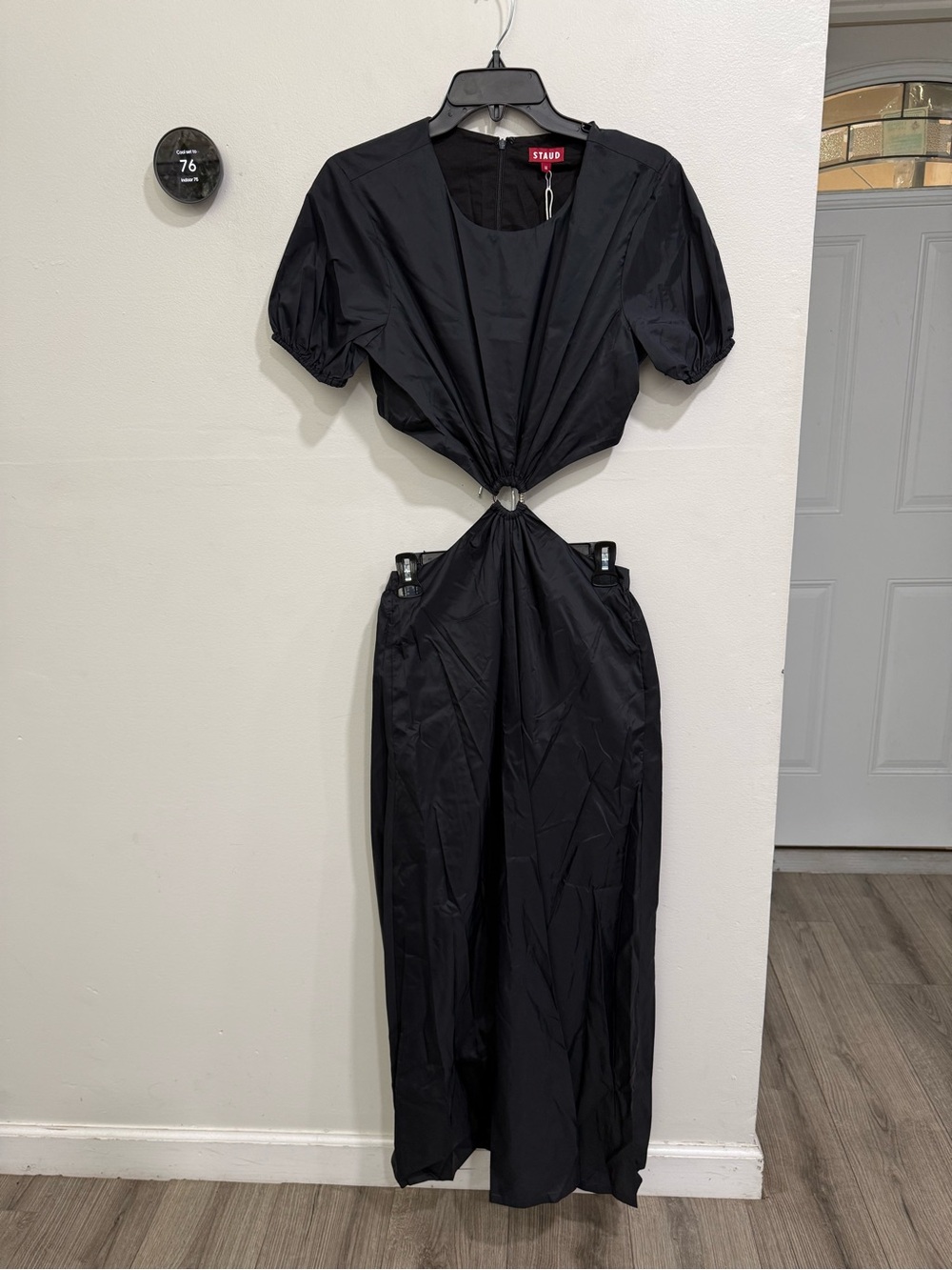 NWT STAUD Calypso O-Ring Cutout Maxi Dress Size M